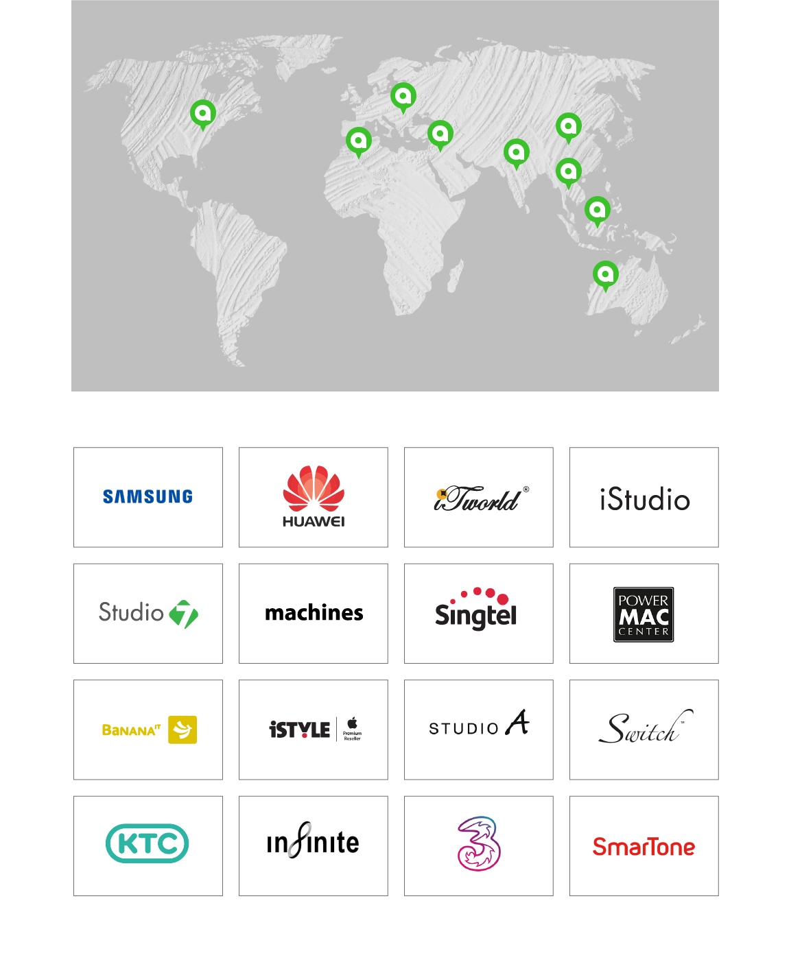 Our locations and our sponsors